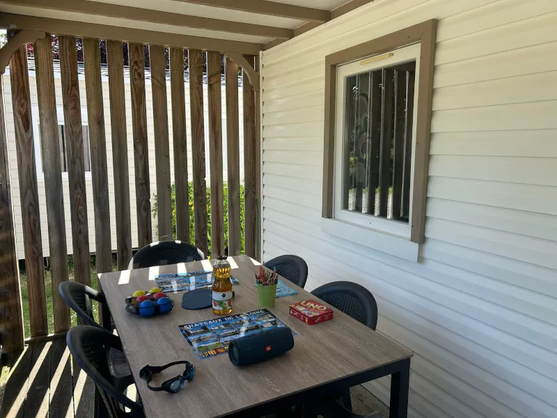 Chalet Essentiel 2 Chambres Modulables + Terrasse Couverte + 1 Connexion Wifi