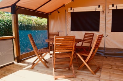 Tent Lodge 2 bedrooms without toilet block D — 2