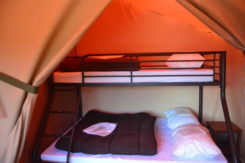 Tente Lodge Non Sanitarisée 2 Chambres D