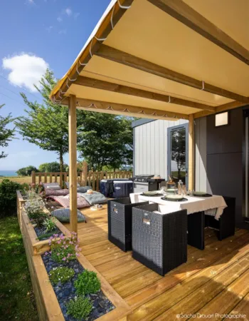 Huuraccommodatie(s) - Stacaravan Premium Taos 2 Slaapkamers Met Spa - Camping Paradis Bellevue - Erquy