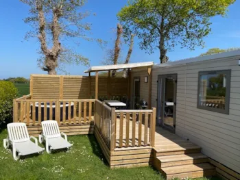 Huuraccommodatie(s) - Stacaravan Premium 2 Slaapkamers Met Spa - Camping Paradis Bellevue - Erquy