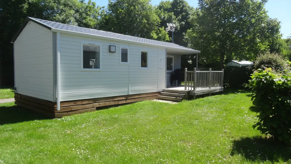 Location - Mobil-Home Confort 3 Chambres - Camping Paradis Bellevue - Erquy