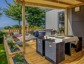 Huuraccommodatie(s) - Stacaravan Premium Taos 3 Slaapkamers Met Spa - Camping Paradis Bellevue - Erquy