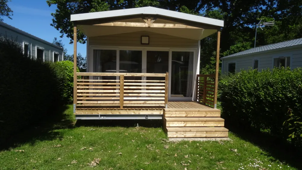 Location - Mobil-Home Confort 2 Chambres S - Camping Paradis Bellevue - Erquy