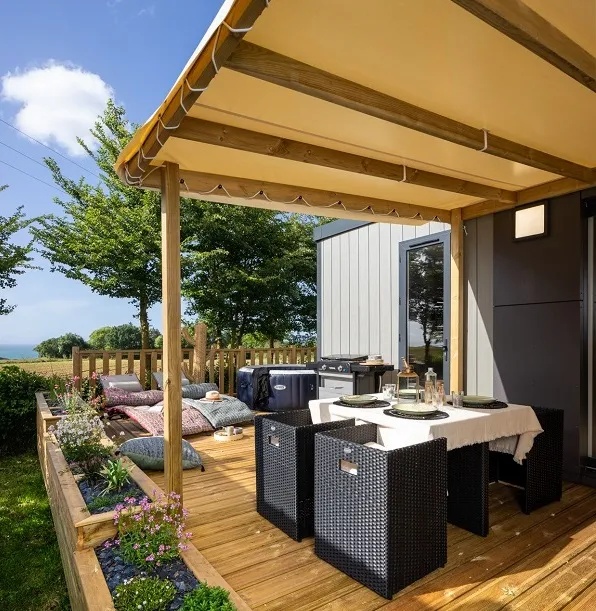 Mobil-Home Premium 2 Chambres Avec Spa