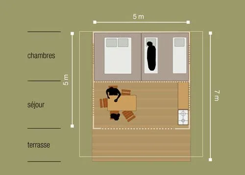 Tente Canadienne - Insolite 3*