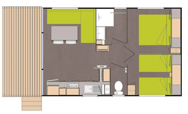 Lavalette - Mobil Home  4*