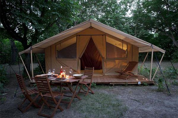 Canadian tent 3* Insolite Nature -  25m², without sanitary -2 bedrooms