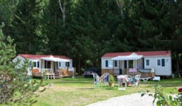 Location - Cottage Tamaris - Mobil Home Confort 3* - (34M2)  3 Ch Et Une Terrasse Couverte - Sites et Paysages De Vaubarlet