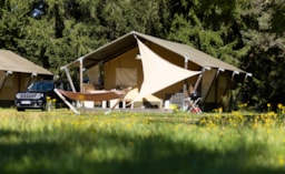 Mietunterkunft - Safari-Zelt – Unusual Comfort 3* – 2 Schlafzimmer - Sites et Paysages De Vaubarlet