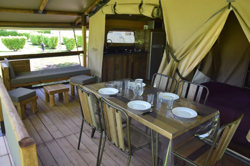 Tente Lodge Esprit Nature 2 Chambres