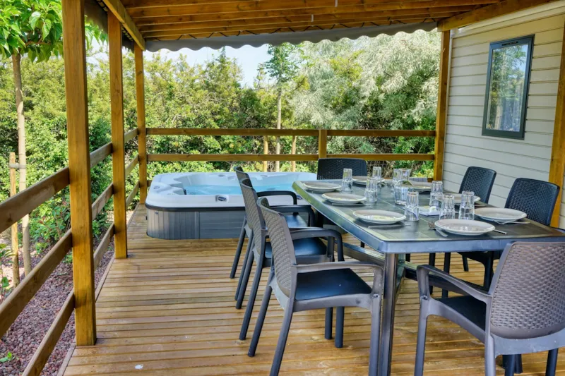 Mobilhome Balneo (Climatisation + Tv + Lave-Vaisselle + Bain À Remous) 8