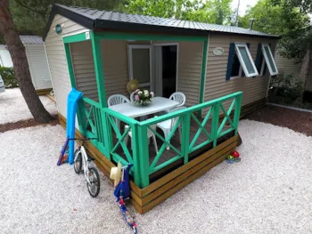 Mietunterkunft - Mobilheim + Klimaanlage 5 - Camping Resort Les Champs Blancs