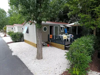 Mietunterkunft - Mobilheim Confort (Klimaanlage + Tv) 6 - Camping Resort Les Champs Blancs