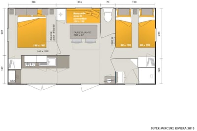 Mobile home LUXE (AIR-CONDITIONING + tv + Dishwasher) 5 — 8