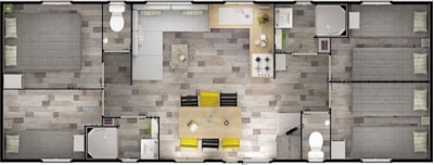 Mobile home BALNEO (AIR-CONDITIONING + tv + Dishwasher + Hot tub) 8 — 8