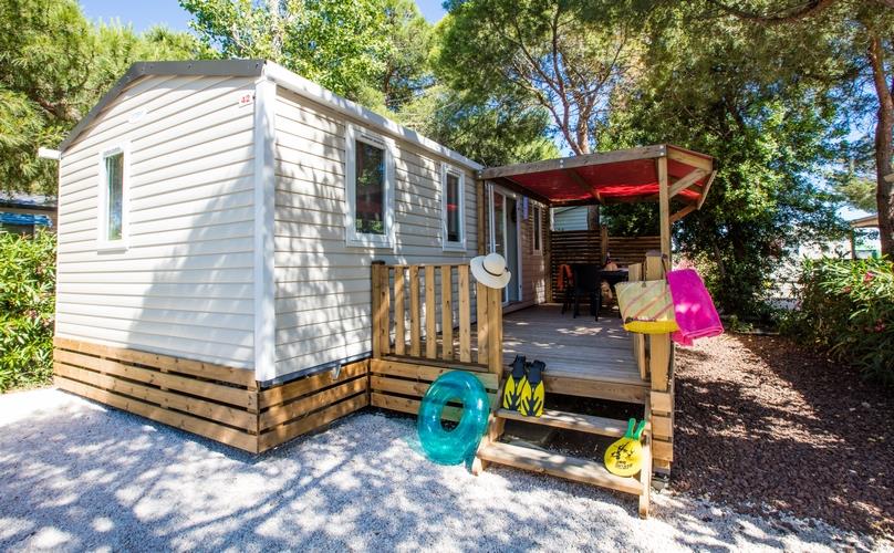 Location - Mobilhome Luxe (Climatisation + Tv + Lave-Vaisselle) - Camping Domaine des Champs Blancs