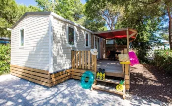 Mietunterkunft - Mobilheim Luxe (Klimaanlage + Tv + Spülmaschine) 6 - Camping Resort Les Champs Blancs