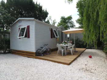 Mietunterkunft - Mobilheim Confort (Klimaanlage + Tv) 4 - Camping Resort Les Champs Blancs