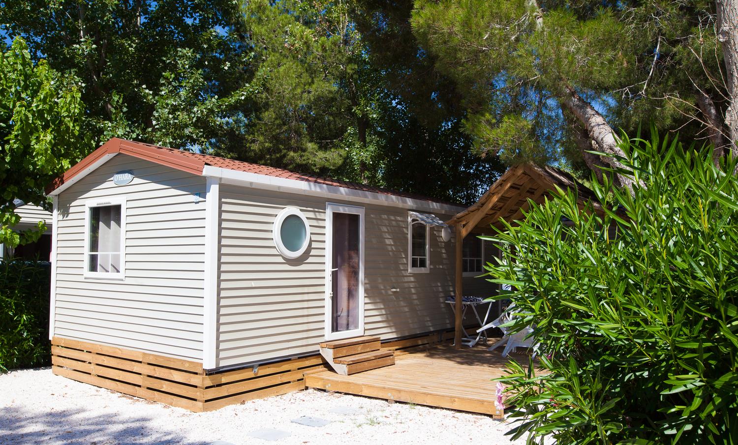 Location - Mobilhome Climatise - Camping Domaine des Champs Blancs