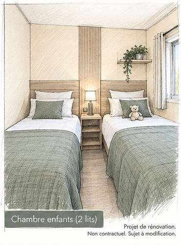 4-Star Comfort Chalet (A/C, TV)