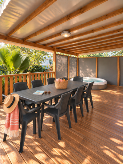 Mobile home BALNEO (AIR-CONDITIONING + tv + Dishwasher + Hot tub) 8