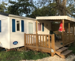 Huuraccommodatie(s) - Mobilhome Duo - 1  Habitacions - Tv - Le Moulin du Bleufond