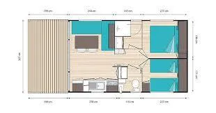 Mobilhome Privilège Panoramique - 2 Chambres - 31M²- Tv -