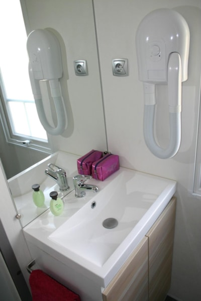 Mobilhome Confort - 2 bedrooms -28m² - TV - Fan