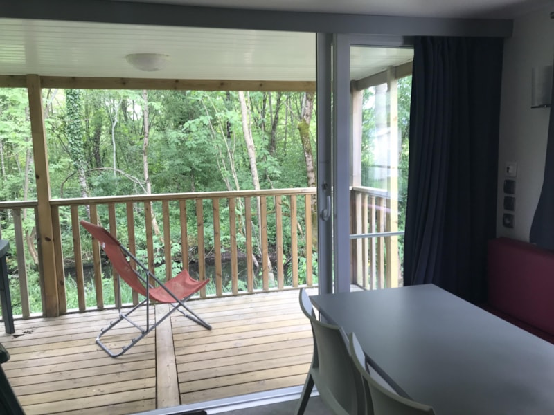 Stacaravan Privilège PANORAMIQUE - 2 slaapkamers - 31 m² - tv - ventilator