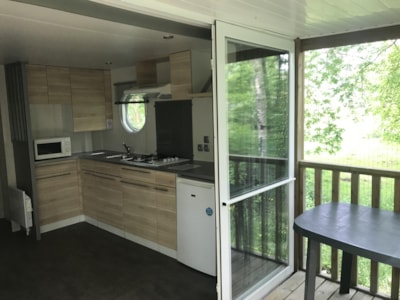 Mobilhome Privilège PANORAMIQUE - 2 bedrooms - 31m²- TV