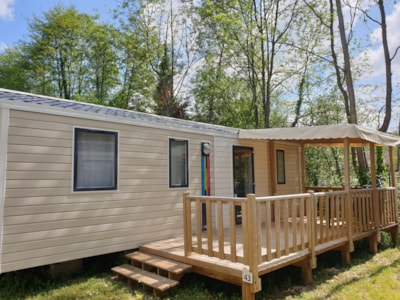 Mobilhome Confort BERMUDE - 3 bedrooms - 31m² - TV - Fan