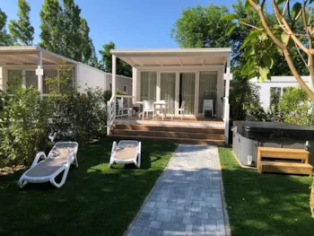 Mietunterkunft - Mobilheim De Luxe - Villaggio Camping Adria