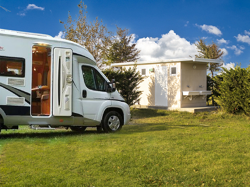 Parcela Plus Comfort coche caravana/Camper - 1 persona incluida en el precio