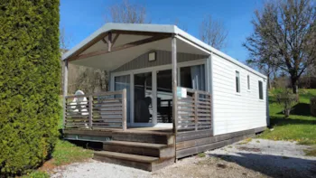 Mietunterkunft - Cottage Living 26M² - Klimatisiert - Camping Domaine de  l'Epinette