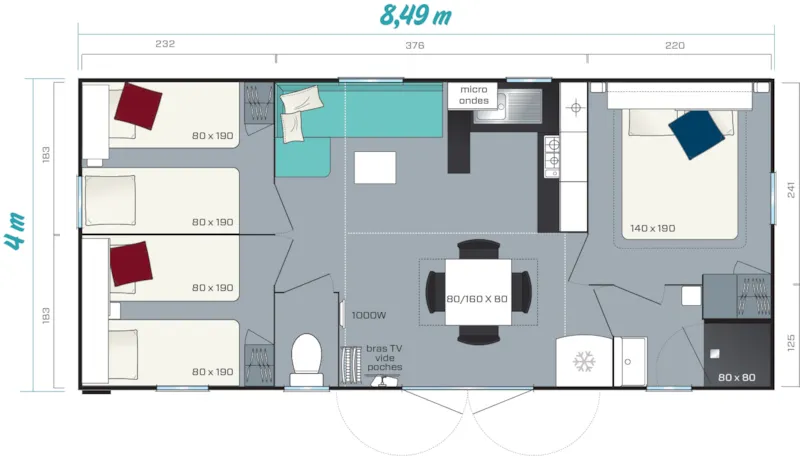 Family Xl 39 M² - Climatisé
