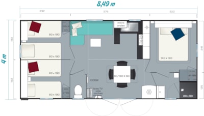 Cottage Family XL 39 m² - airconditioned