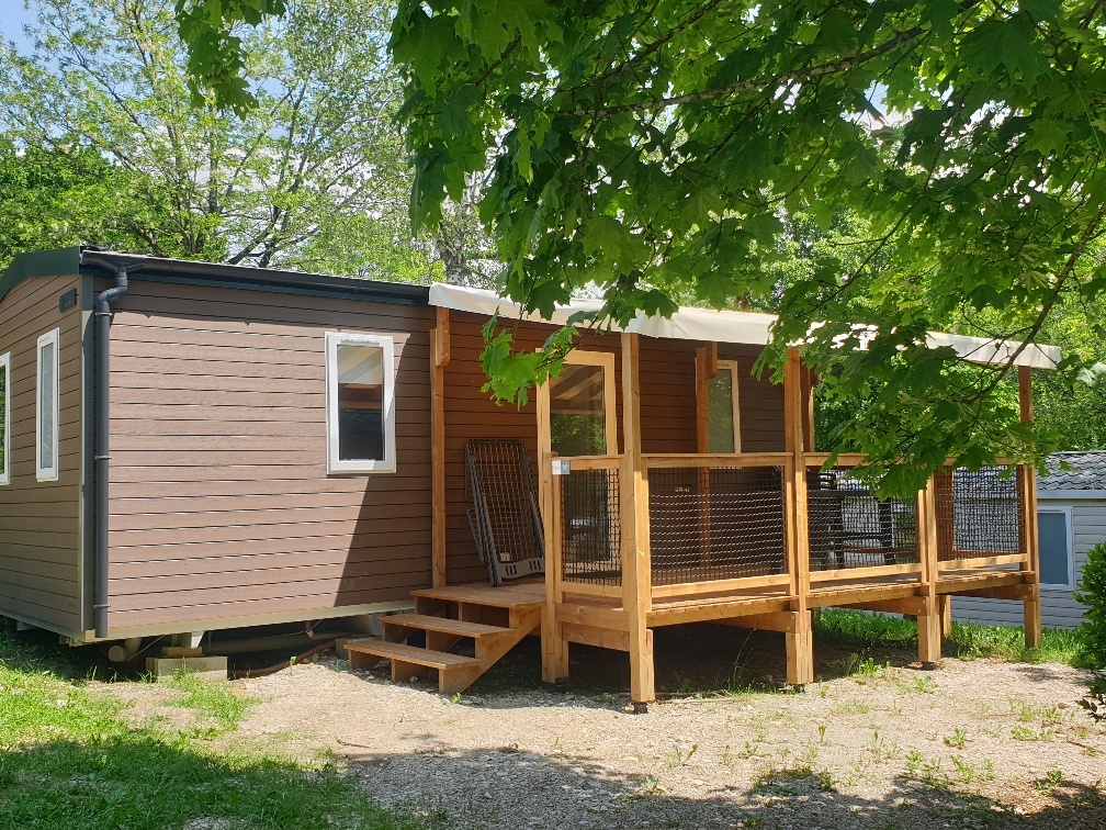 Location - Mobil Home Confort Plus 28 M² - Climatisé - Camping Domaine de l'Epinette