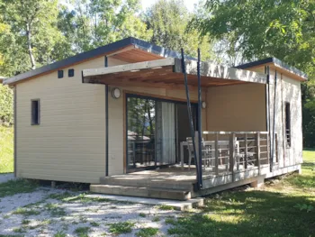 Mietunterkunft - Chalet 35M² - Klimatisiert - Camping Domaine de  l'Epinette