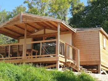 Mietunterkunft - Carrelet Pilotis 28M² - Teilweiser Blick Auf Den Fluss - Camping Domaine de  l'Epinette