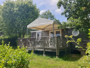 Mietunterkunft - Cottage Loggia 28M² - Klimatisiert - Camping Domaine de  l'Epinette