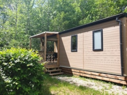 Mietunterkunft - Mobilheim Vénus 22 M² - Camping Domaine de  l'Epinette