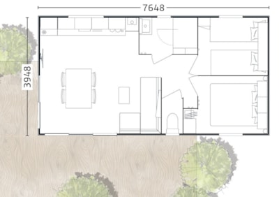 Cottage Bergame 29m²