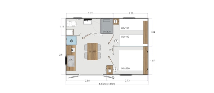 Cabane 20M²