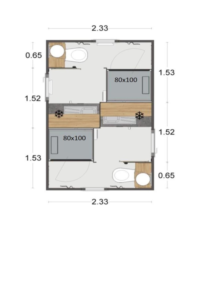 Emplacement "Sanitaire Privé"