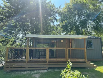 Mietunterkunft - Cottage Bergame 29M² - Camping Domaine de  l'Epinette