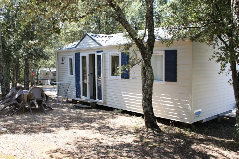 Location - Mobil Home Confort Climatisé - 2 Ch - 26.52M² / Chêne Vert - Camping Les Chênes