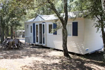 Mietunterkunft - Mobil Home Komfort Klimatisiert - 2 Zi - 26.52M² / Eiche Grün - Camping Les Chênes