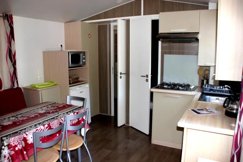 Mobil Home Confort Climatisé - 2 Ch - 26.52M² / Chêne Vert