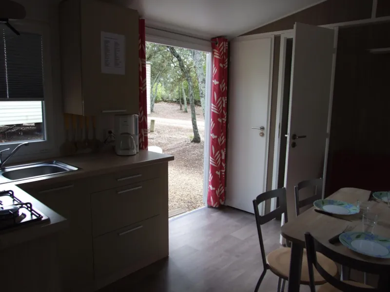 Mobil Home Confort Climatisé - 2 Ch - 26.52M² / Chêne Vert